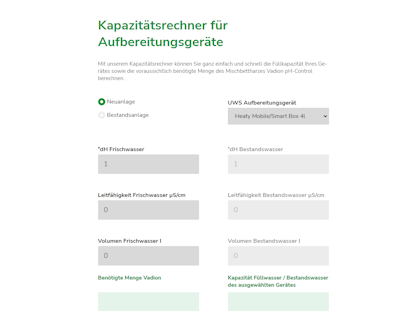 Berechnungstools