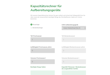 Berechnungstools
