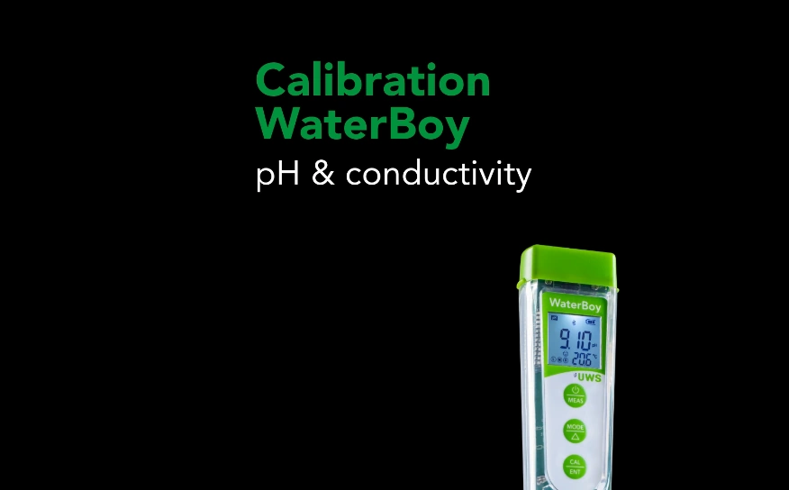 Calibration of pH and conductivity