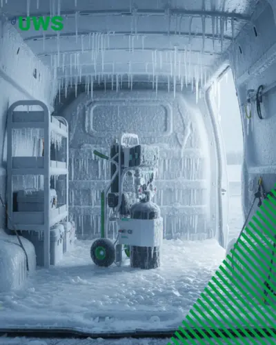 Frostschutz für Profis – So überstehen deine UWS Geräte und Harze den Winter