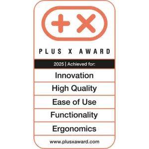 Plus X Award Siegel