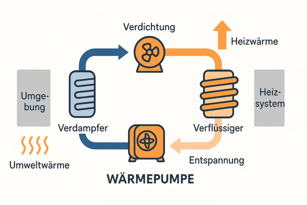 So funktioniert eine Wärmepumpe